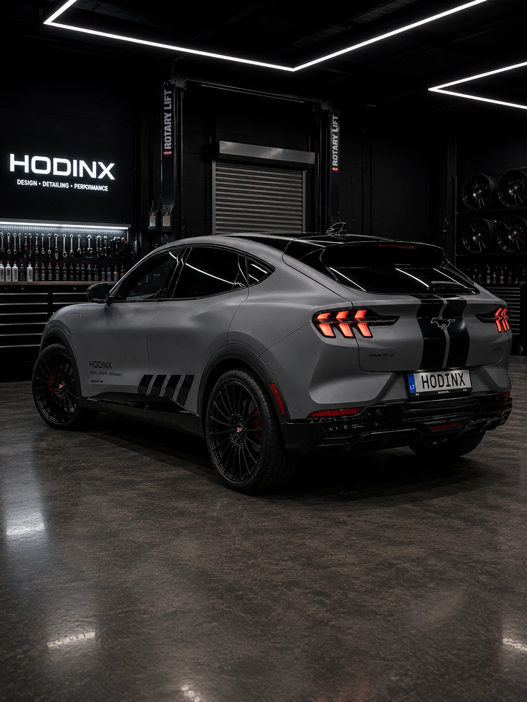 HODINX Mach-E rear view